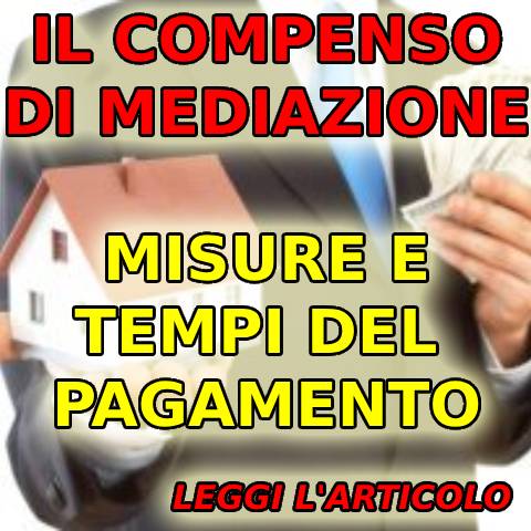 Compenso di mediazione